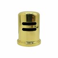 Thrifco Plumbing Air Gap Cap, Polished Brass 4402273